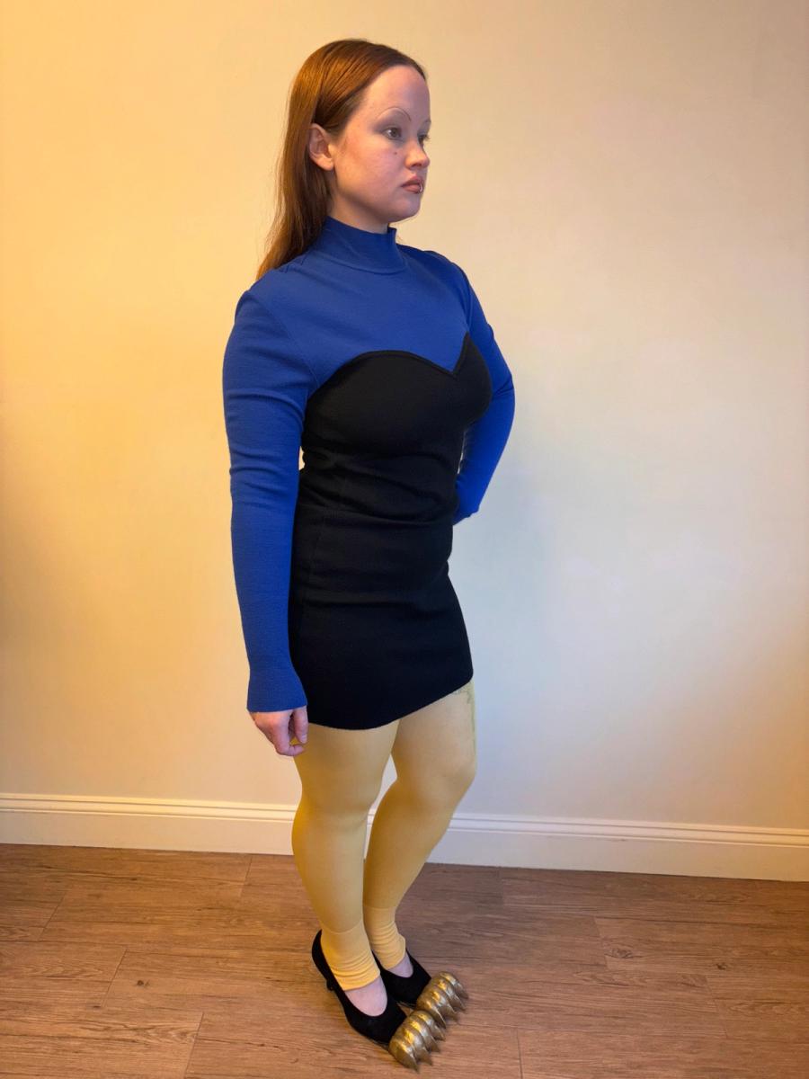 Chantal Thomass Suite Blue Sweetheart Illusion Dress  product image