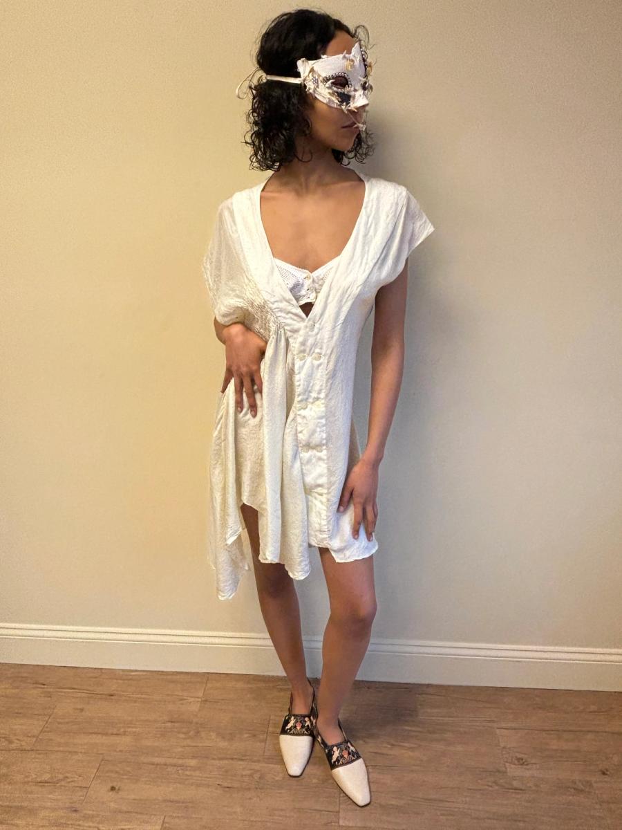 Marjan Pejoski Pale Yellow Babydoll Dress product image