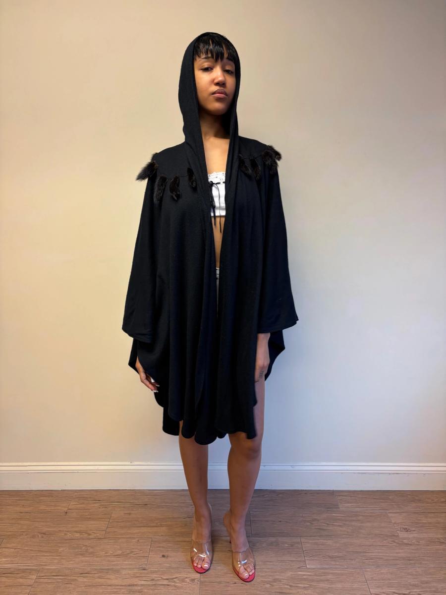 Yvan & Marzia Fur Tail Cape product image