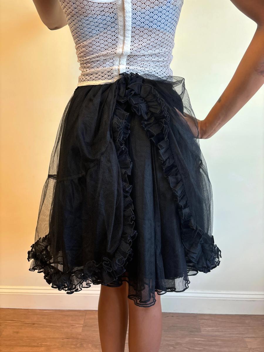Vintage Chantal Thomass Tulle Bustle Skirt product image