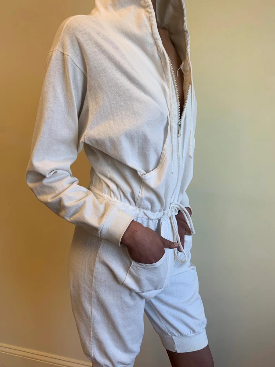 90s Norma Kamali OMO Hooded Jumpsuit  product image