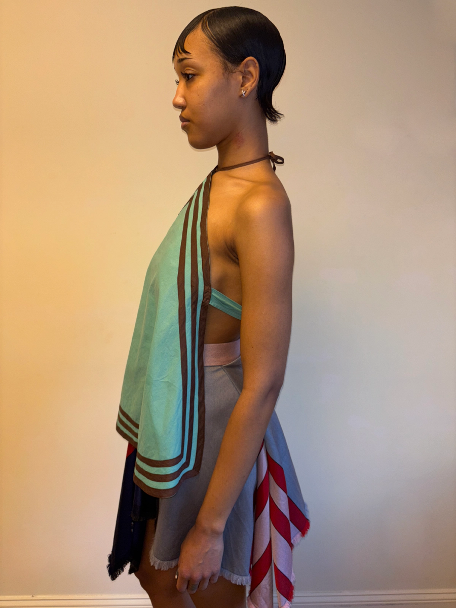 1930s Green Cotton Halter product image