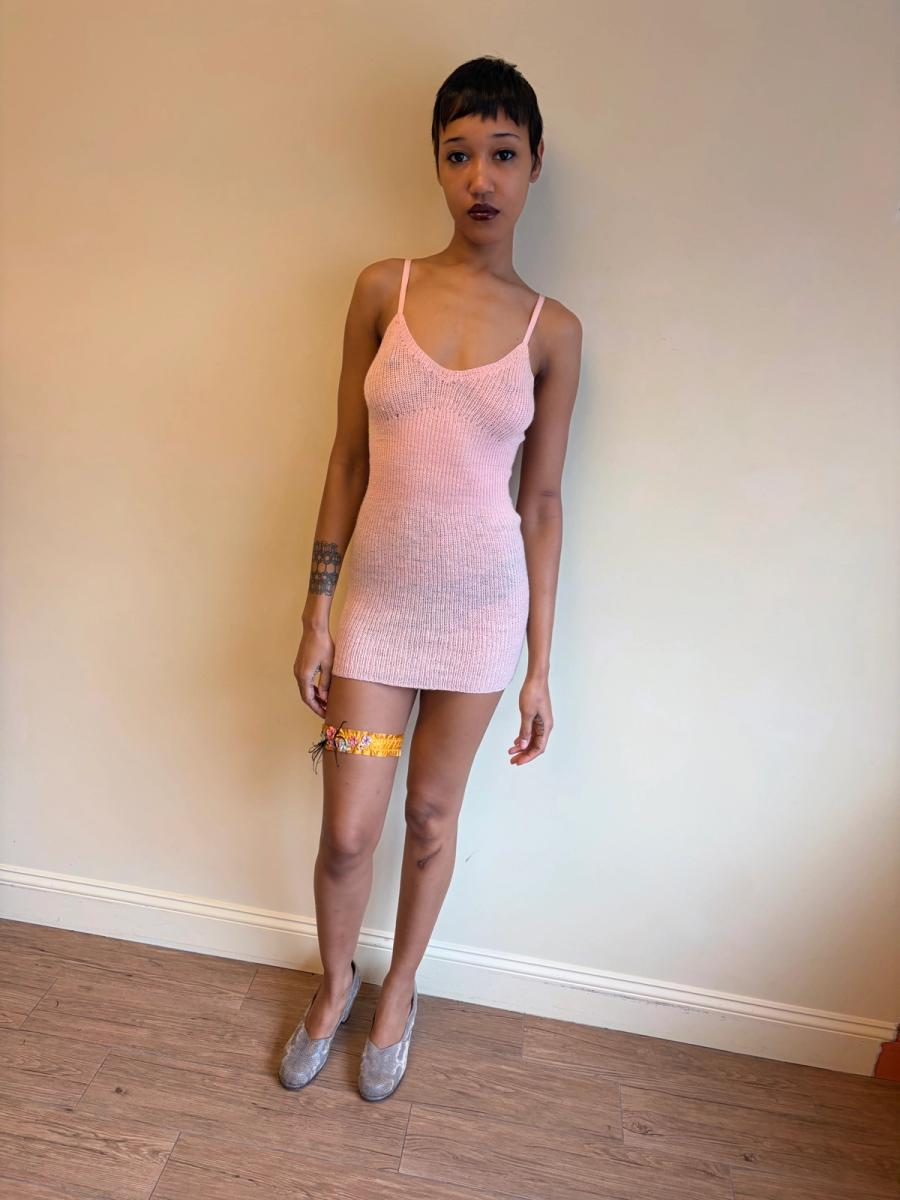 1930 Knit Bubblegum Pink Slip product image