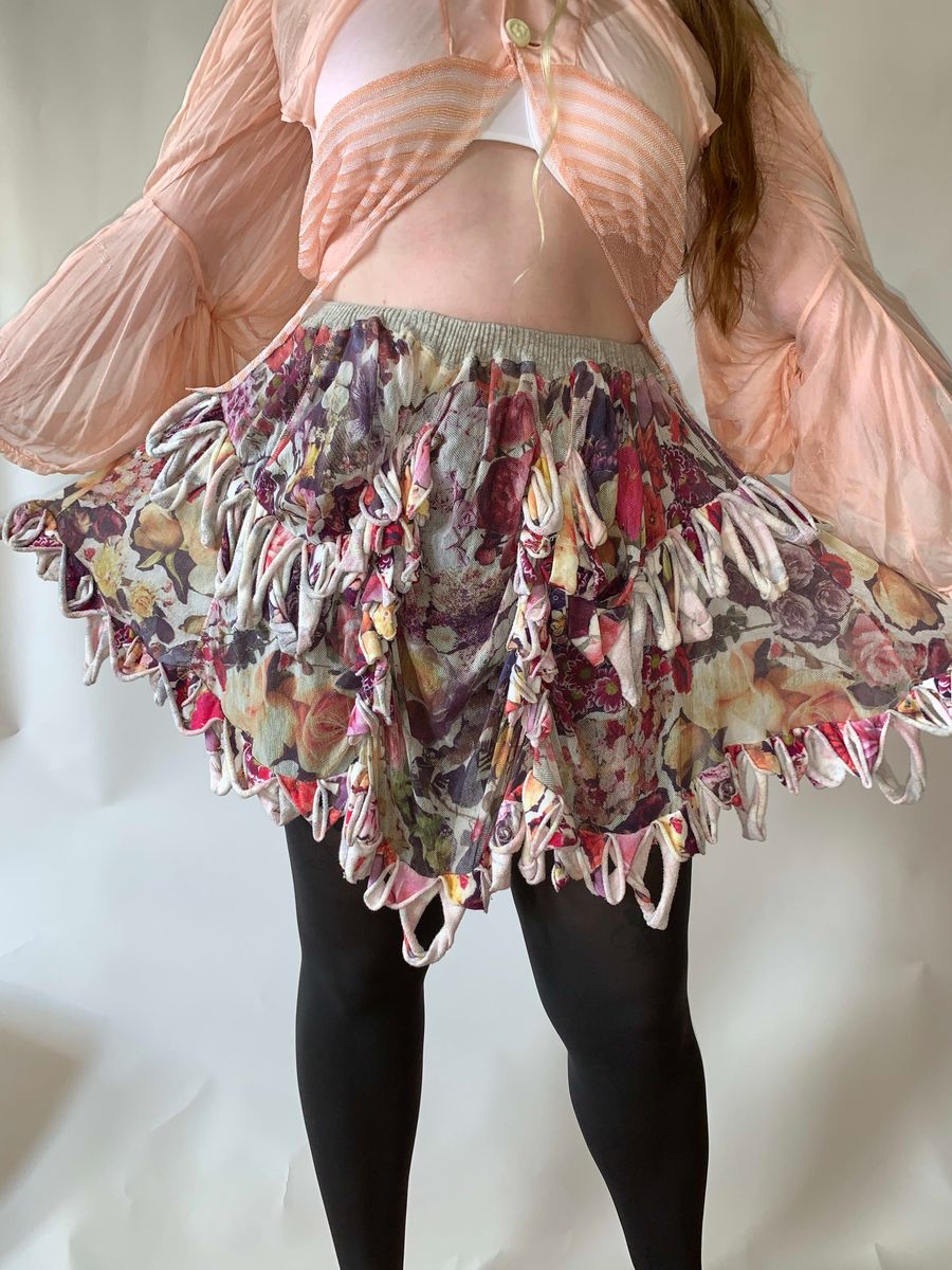 Nozomi Ishiguro Flower Mesh Skirt product image