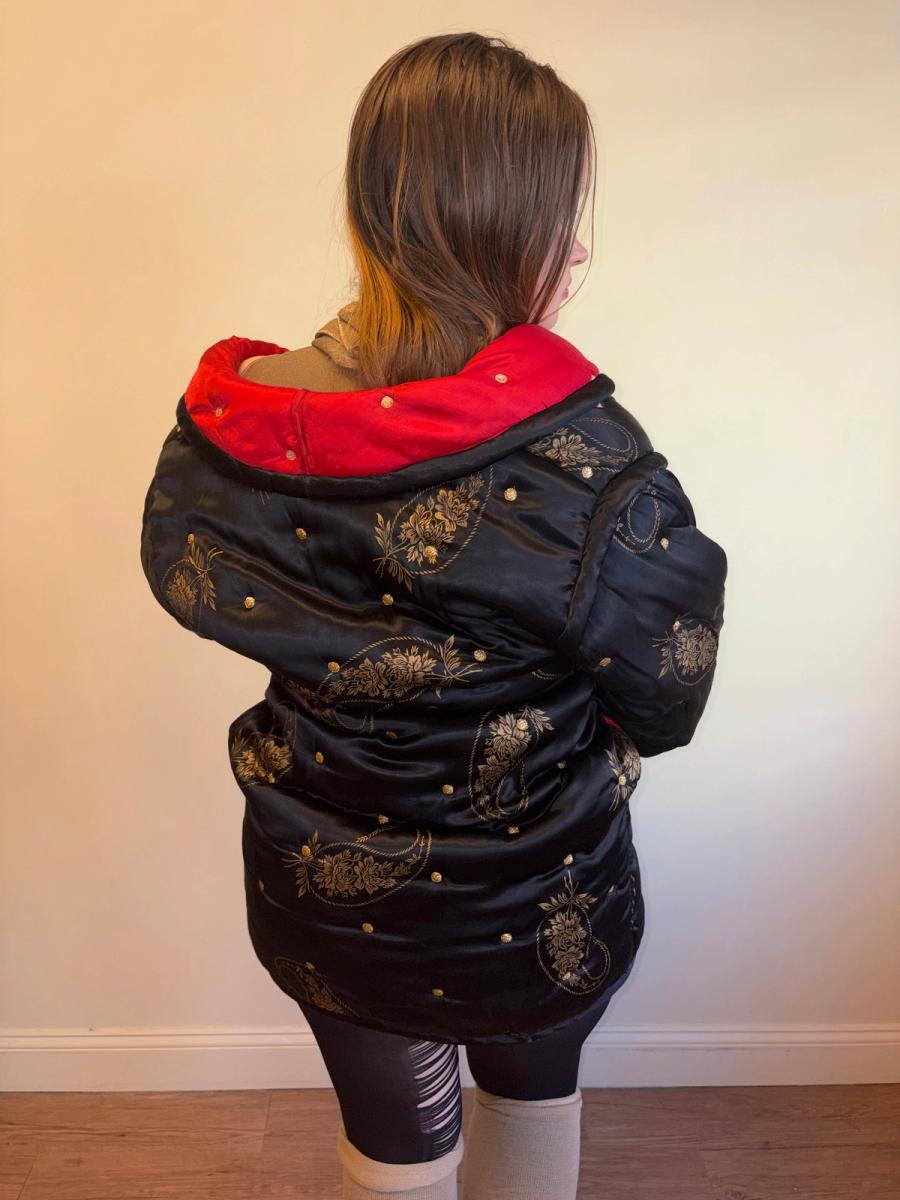 80s Krizia Paisley Quilted Puffer product image