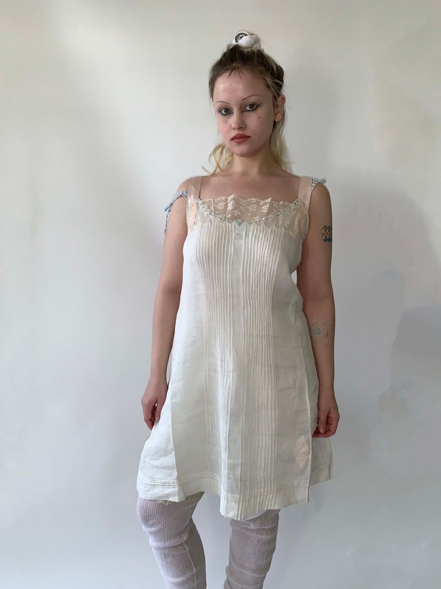 French Two Piece Edwardian Trousseau Lingerie Set product image