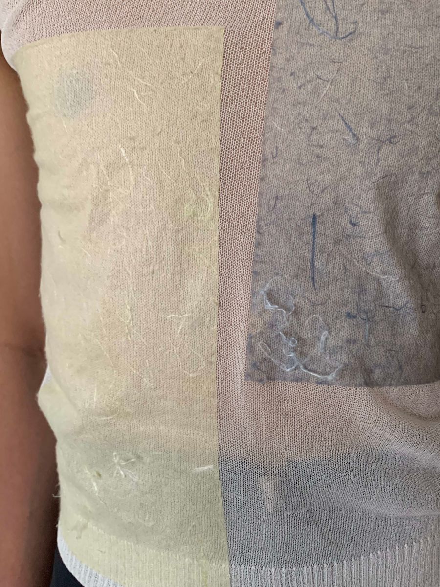 Kyoichi Fujita Paper Transfer Knit Top product image