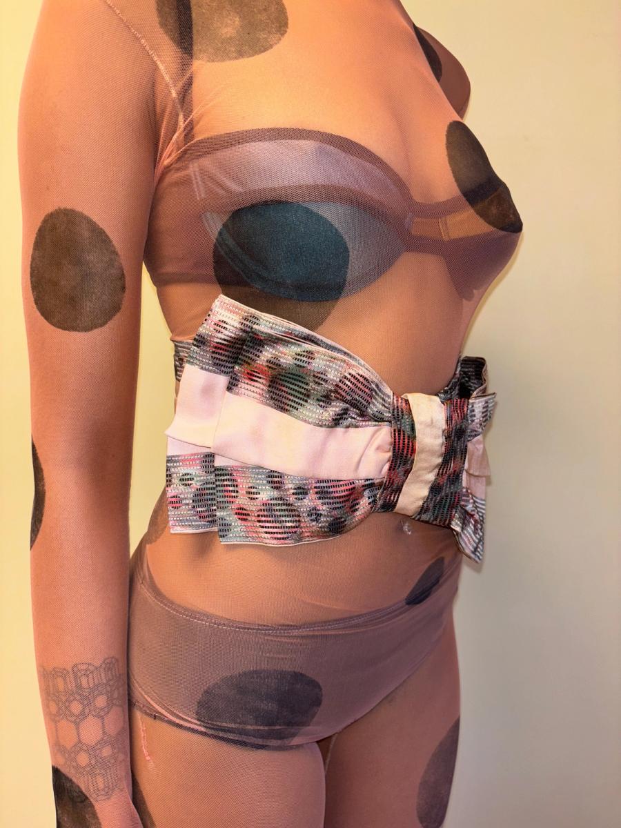 Antique Bubble Print Bow product image