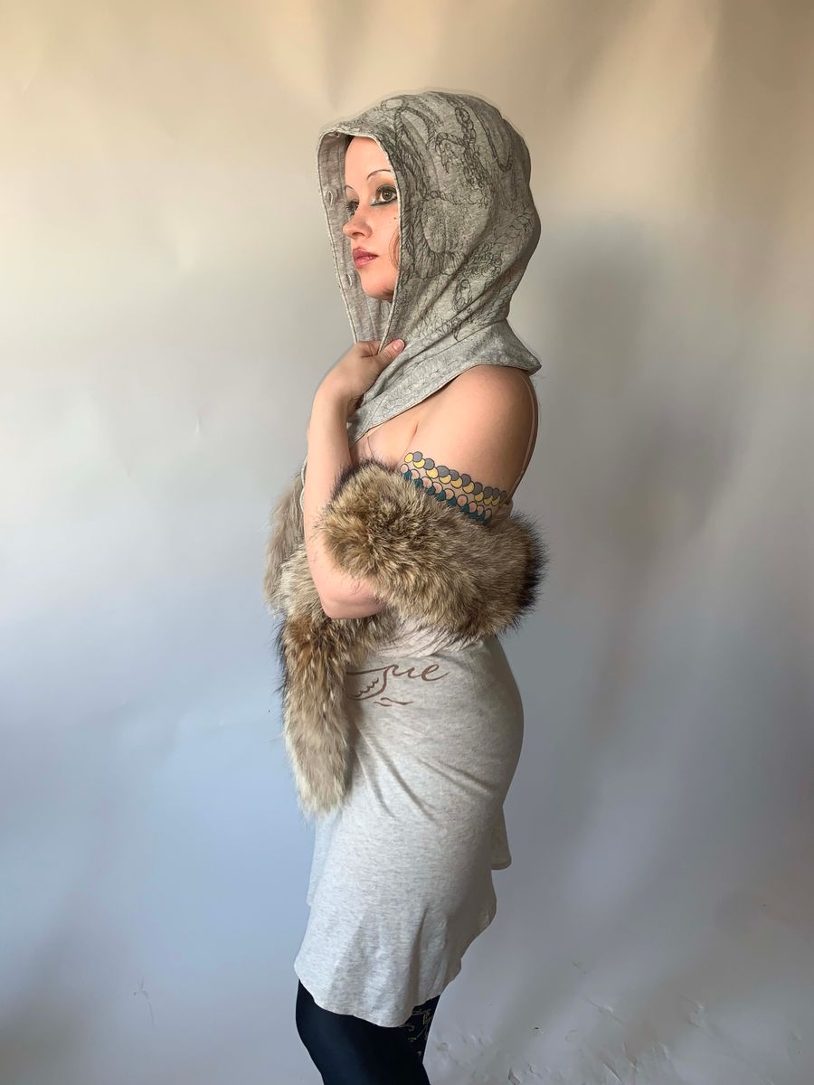 Yeah Right!! Hood with Detachable Fur Trim  product image