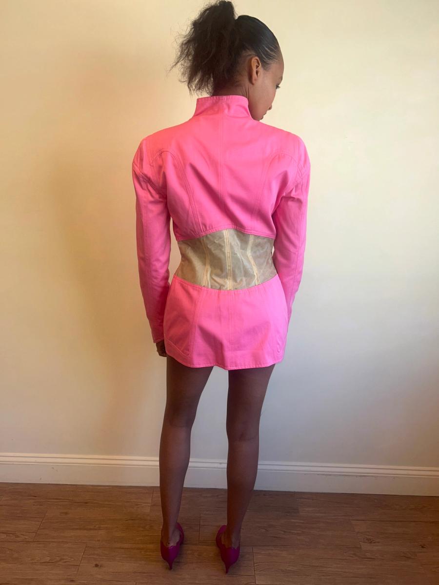 Thierry Mugler Trademark MTM Hot Pink PVC Jacket product image