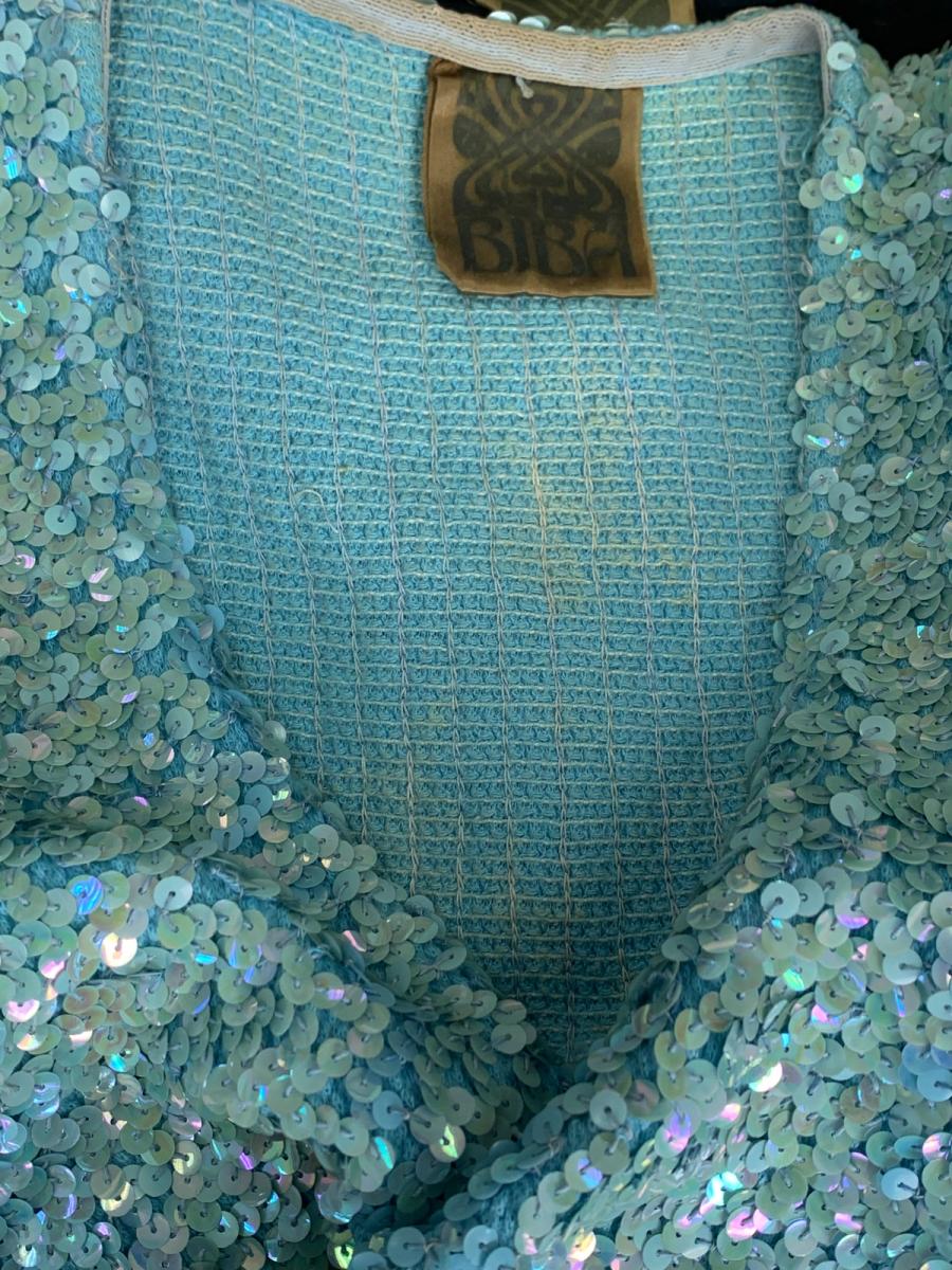 70s Biba Gelatin Sequin Gillet product image