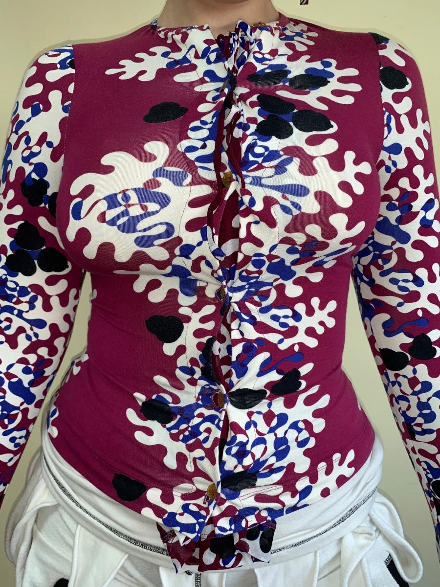 Vivienne Westwood A/W '98 Patterned Illusion Top product image