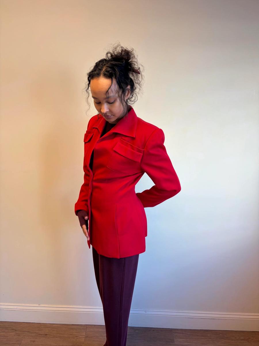 80s does 40s Norma Kamali Blazer product image