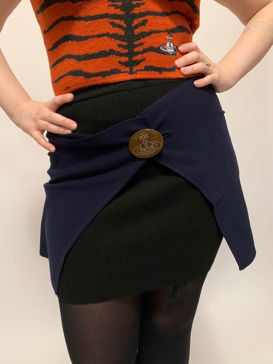 Vivienne Westwood Gold Label Button Knit Draped Mini product image