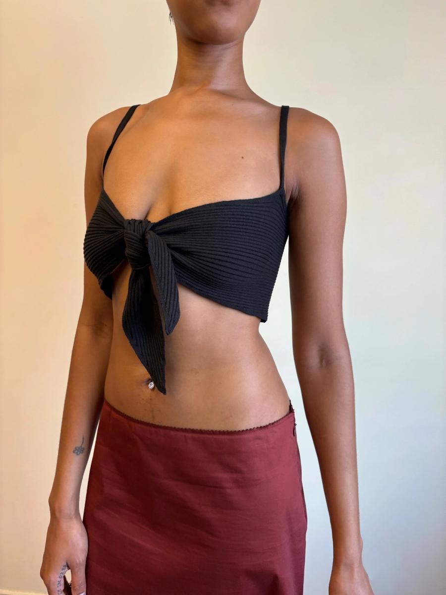 Vintage Jean-Paul Gaultier Tie Top product image