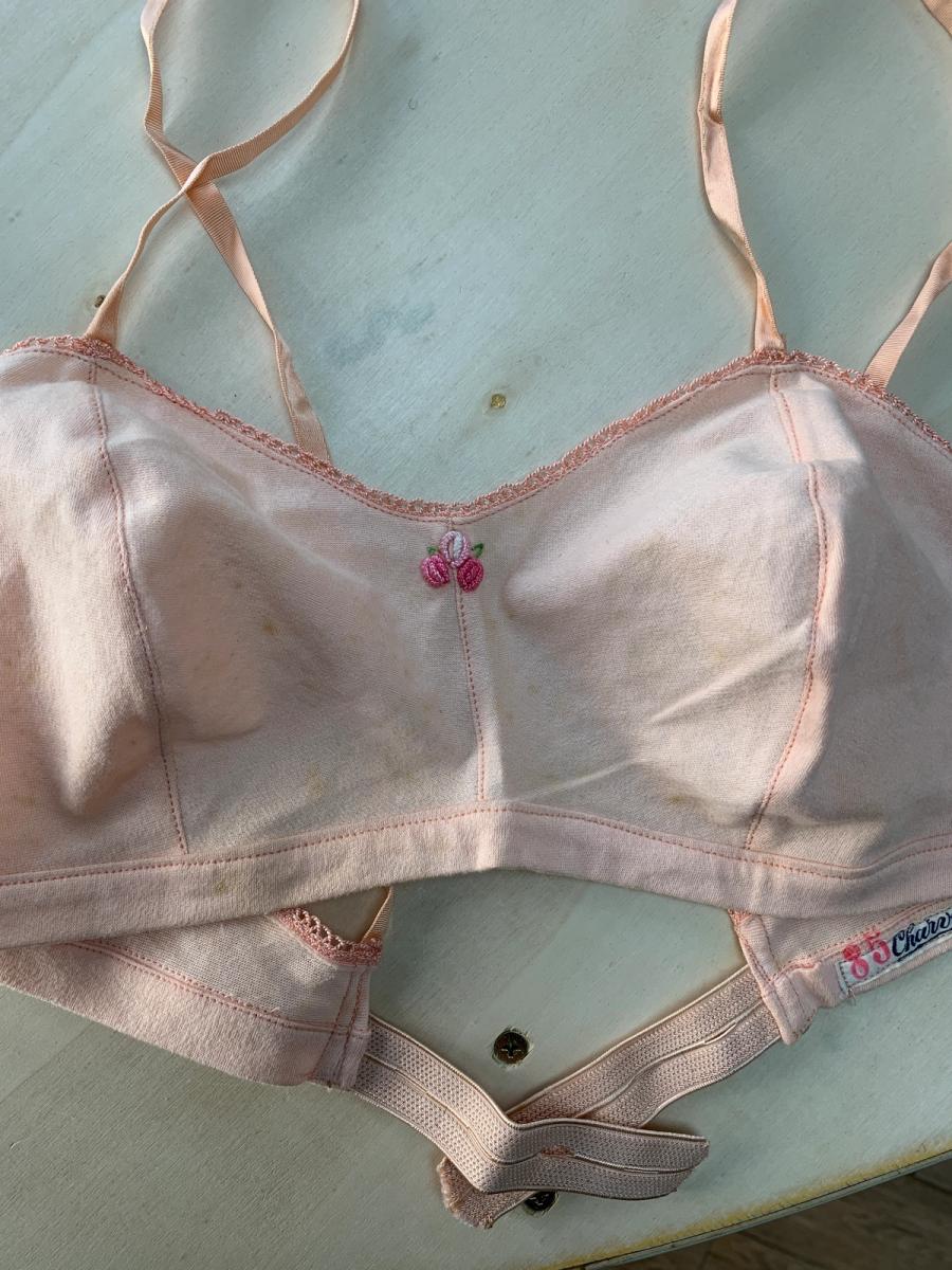 1930s Pink Cotton Bra product image