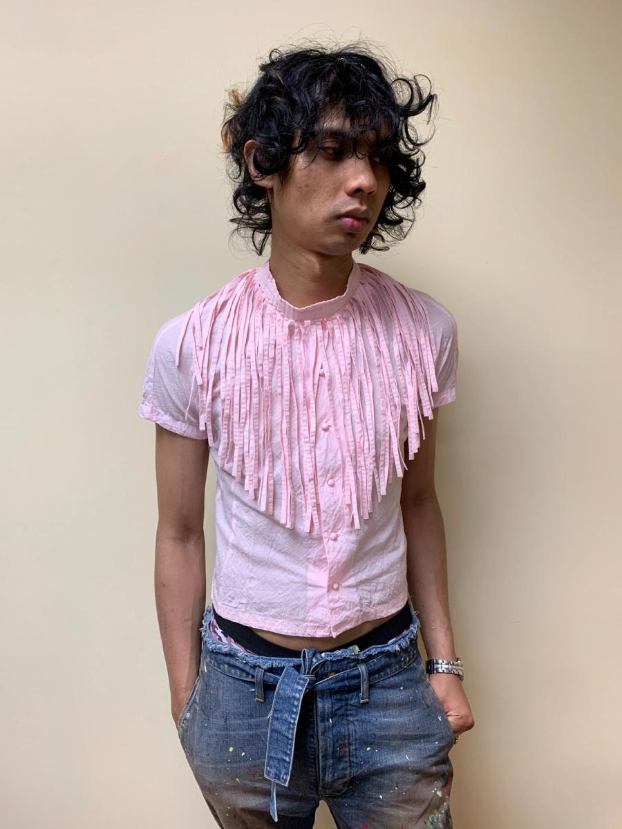 Issey Miyake HaaT Detachable Fringe Shirt product image