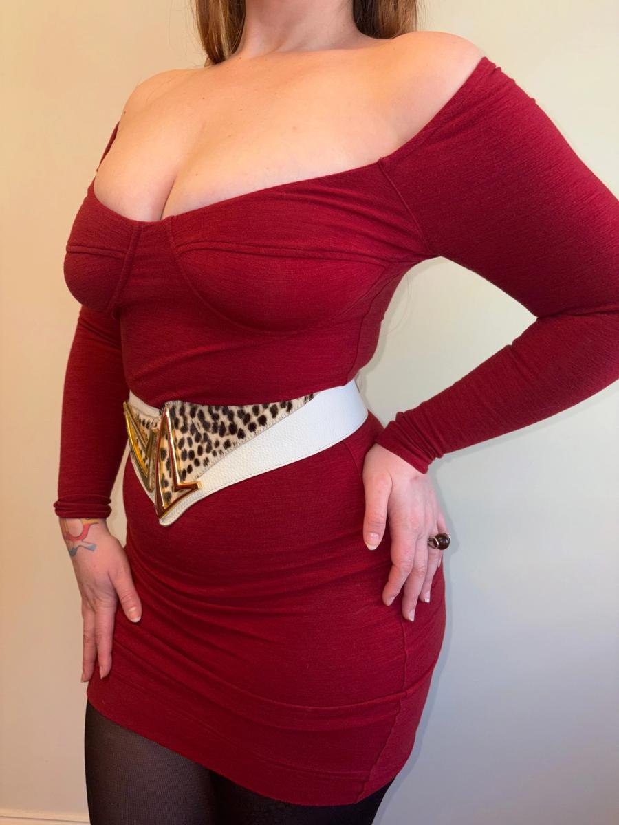 80s French Abstract Leopard Belt product image