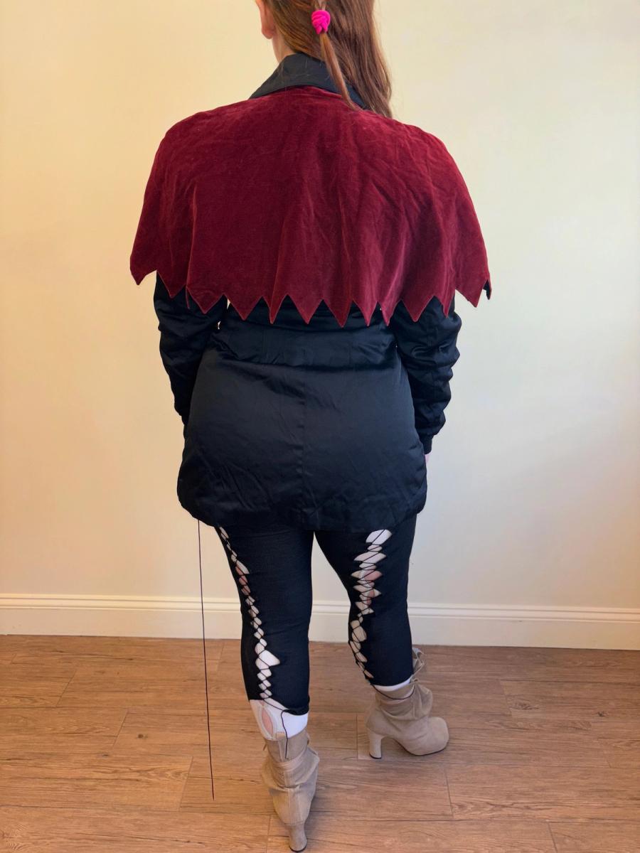 90s Aquagirl Jagged Hem Collar Jacket product image