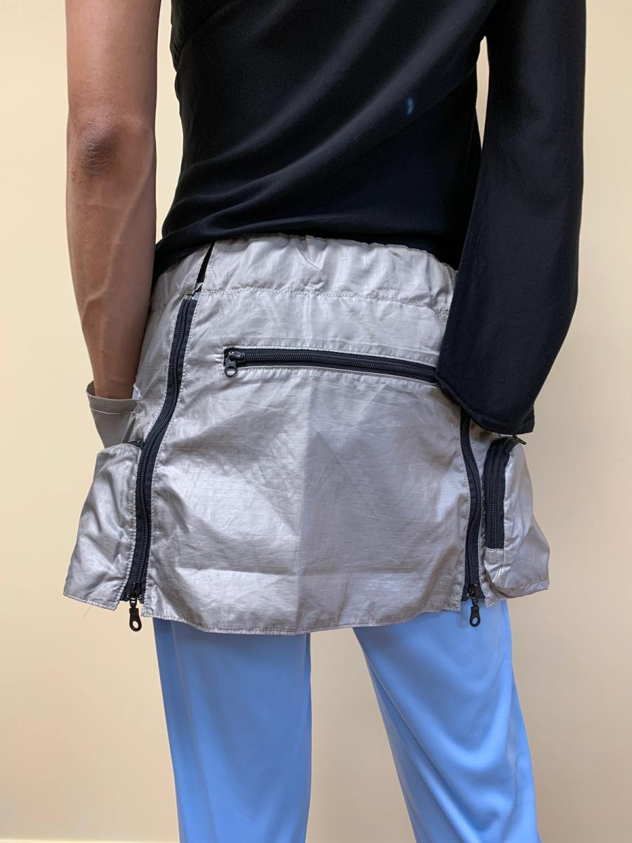 Silver Fötus Utility Belt Skirt product image