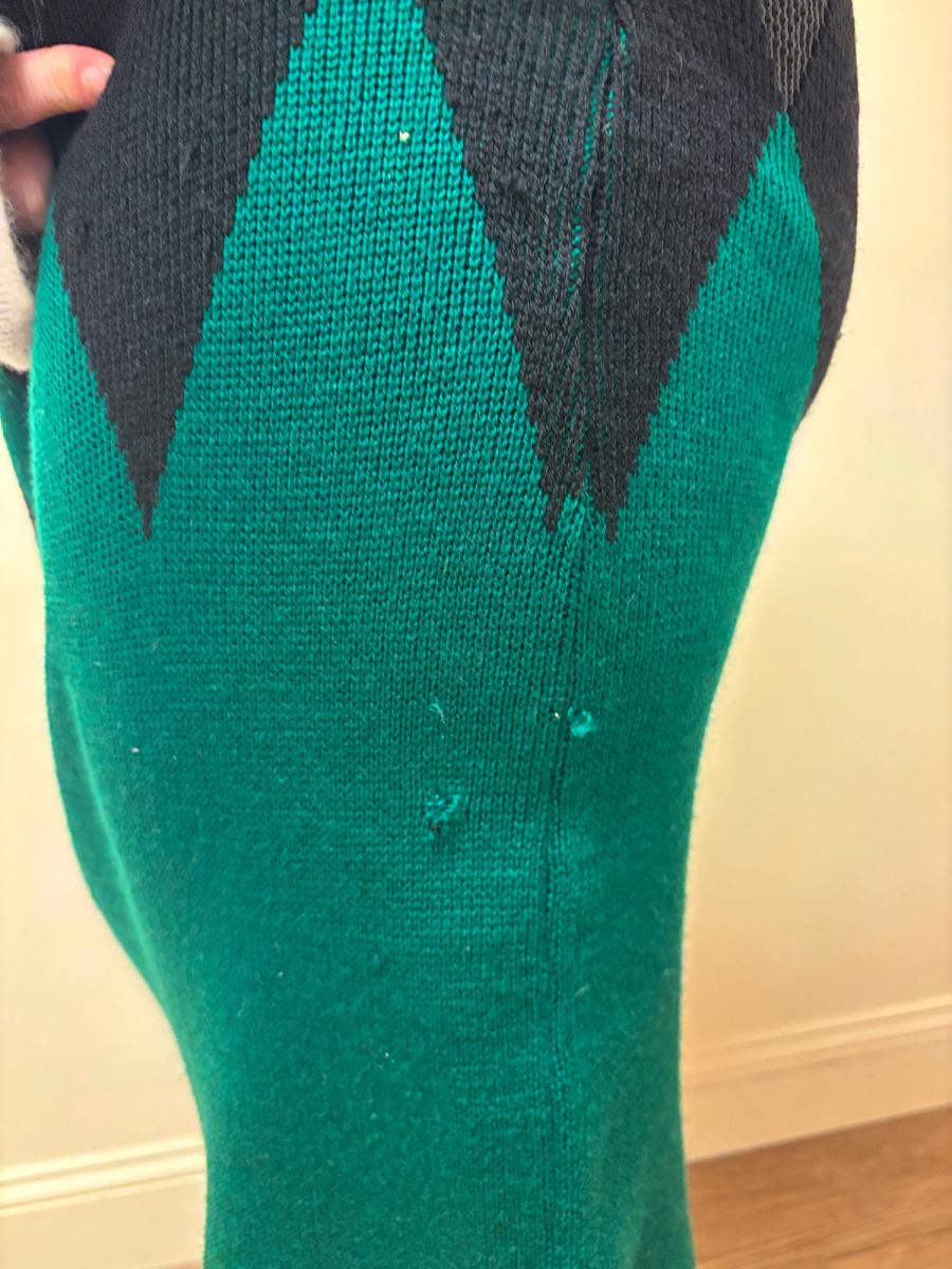 1980s Gaultier Gibo Jagged Knit Dress product image