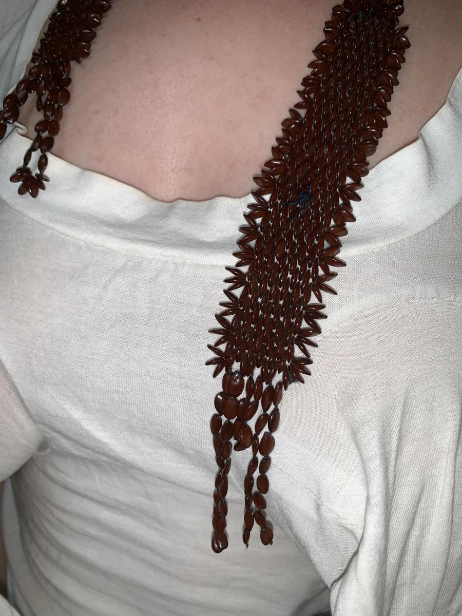 19th Century French Seed Bead Necklace product image