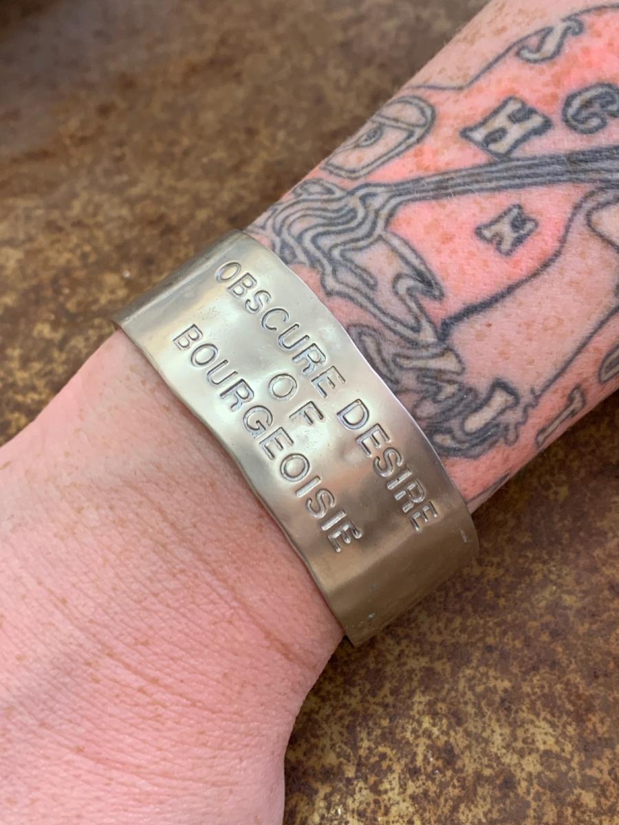 Obscure Desire of Bourgeoisie Steel Cuff product image