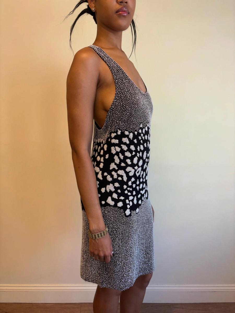 Vintage Krizia Beaded Leopard Print Dress product image