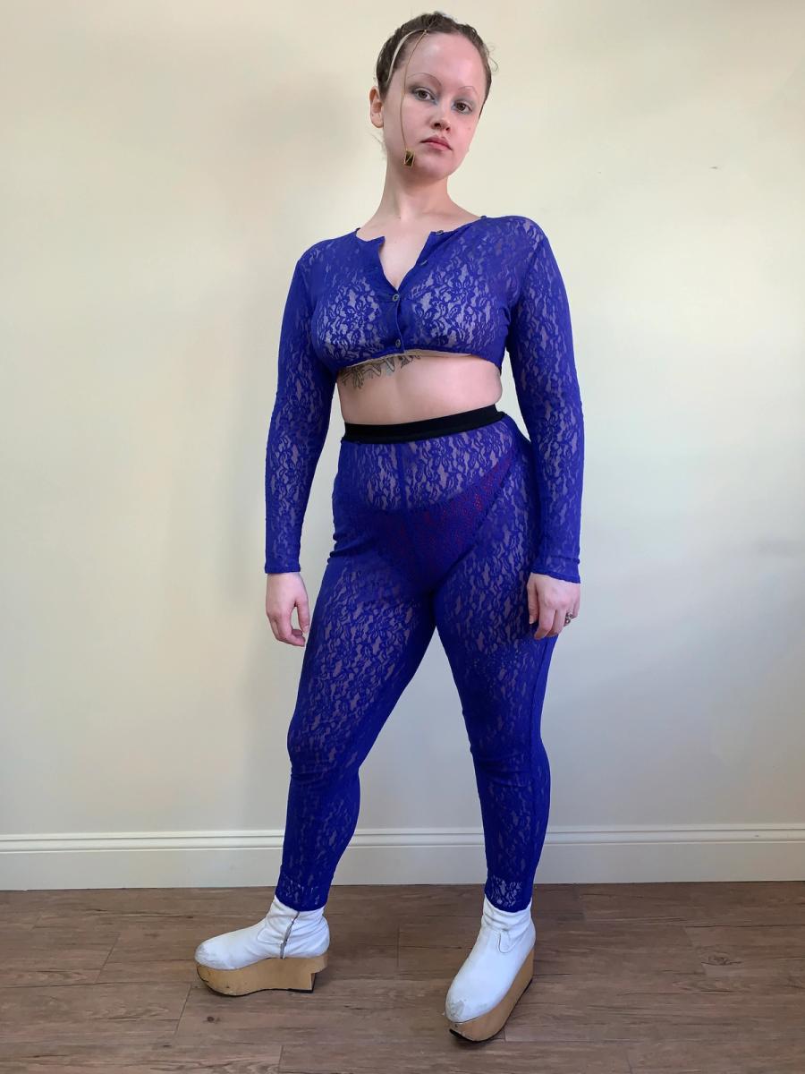 80s Gaultier Public Lace Set  product image