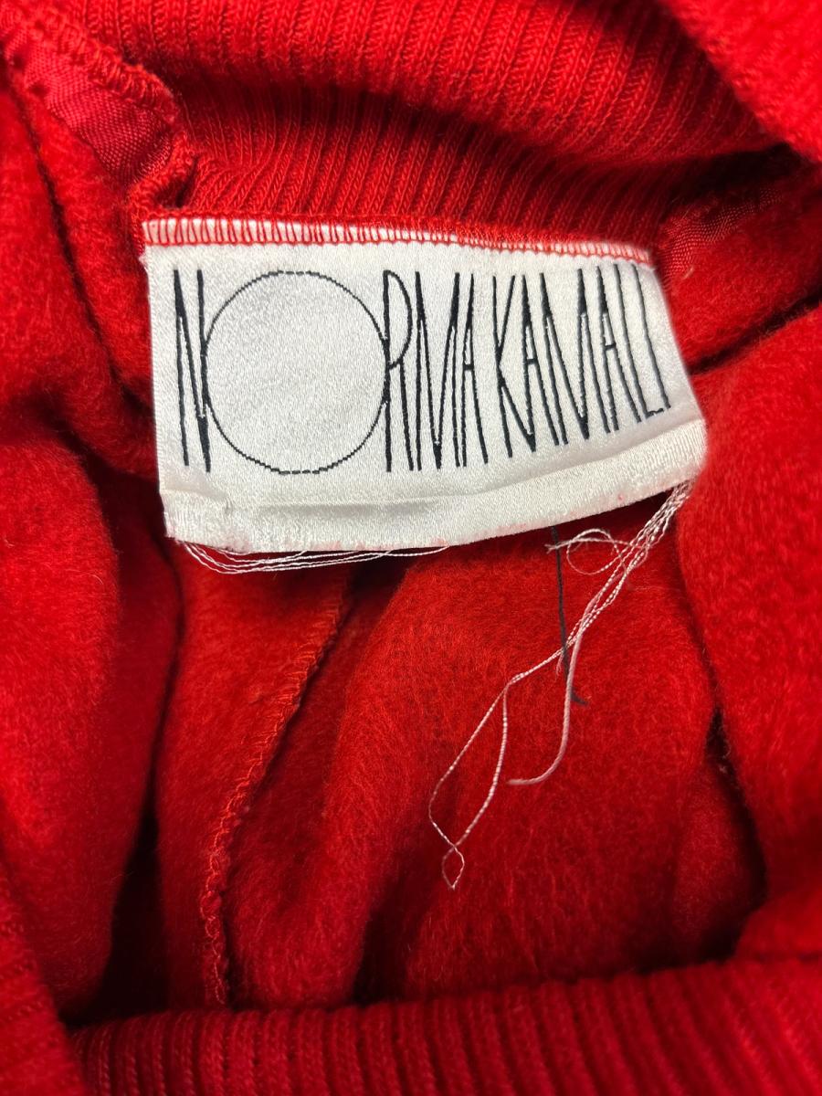 80s Norma Kamali Red Sweatpants product image