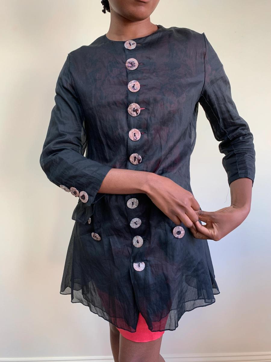 Jean Paul Gaultier Spring 1994 Sheer Jacket Dress product image