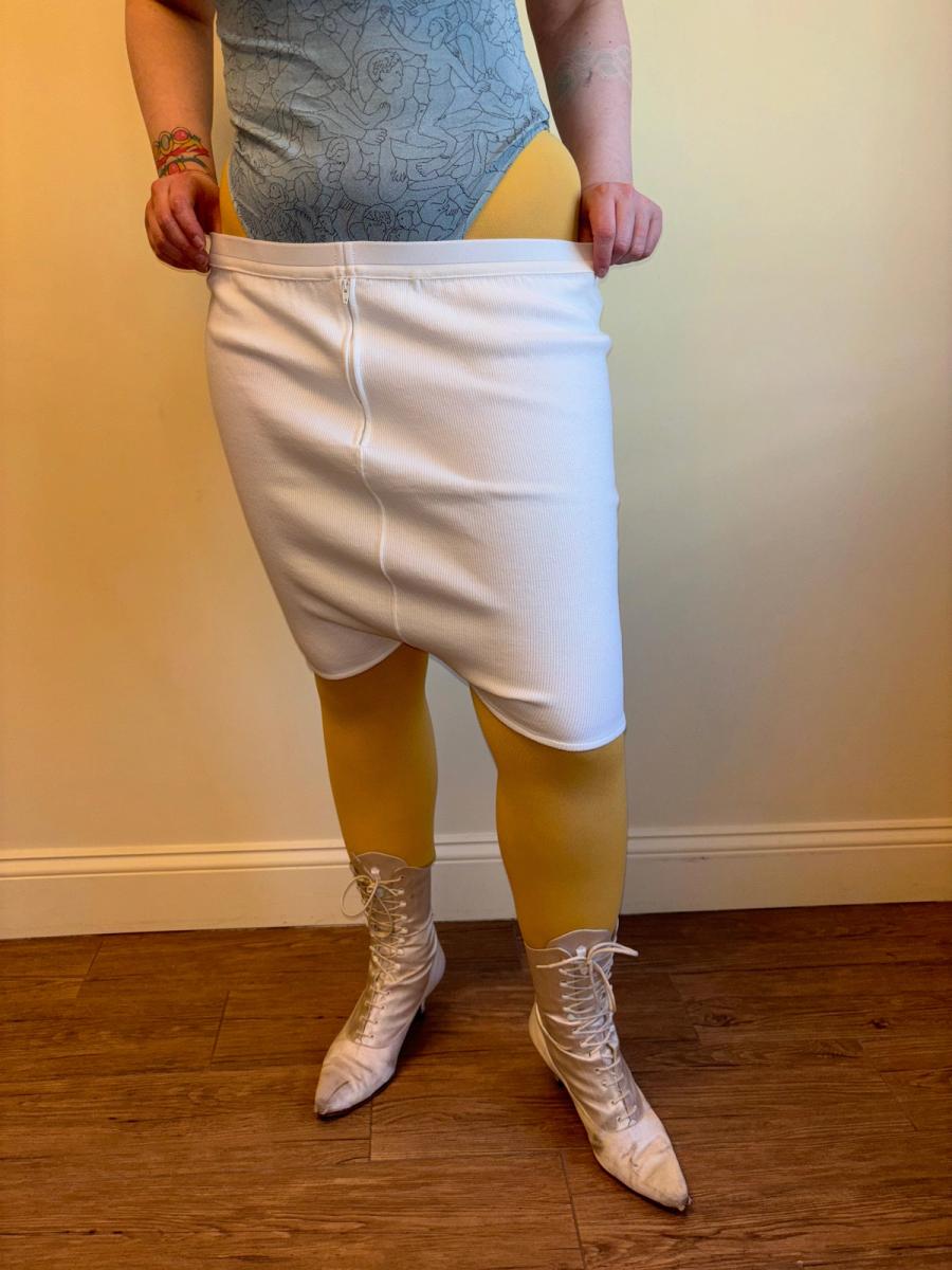 80s Jean-Paul Gaultier Public Underwear Skirt product image