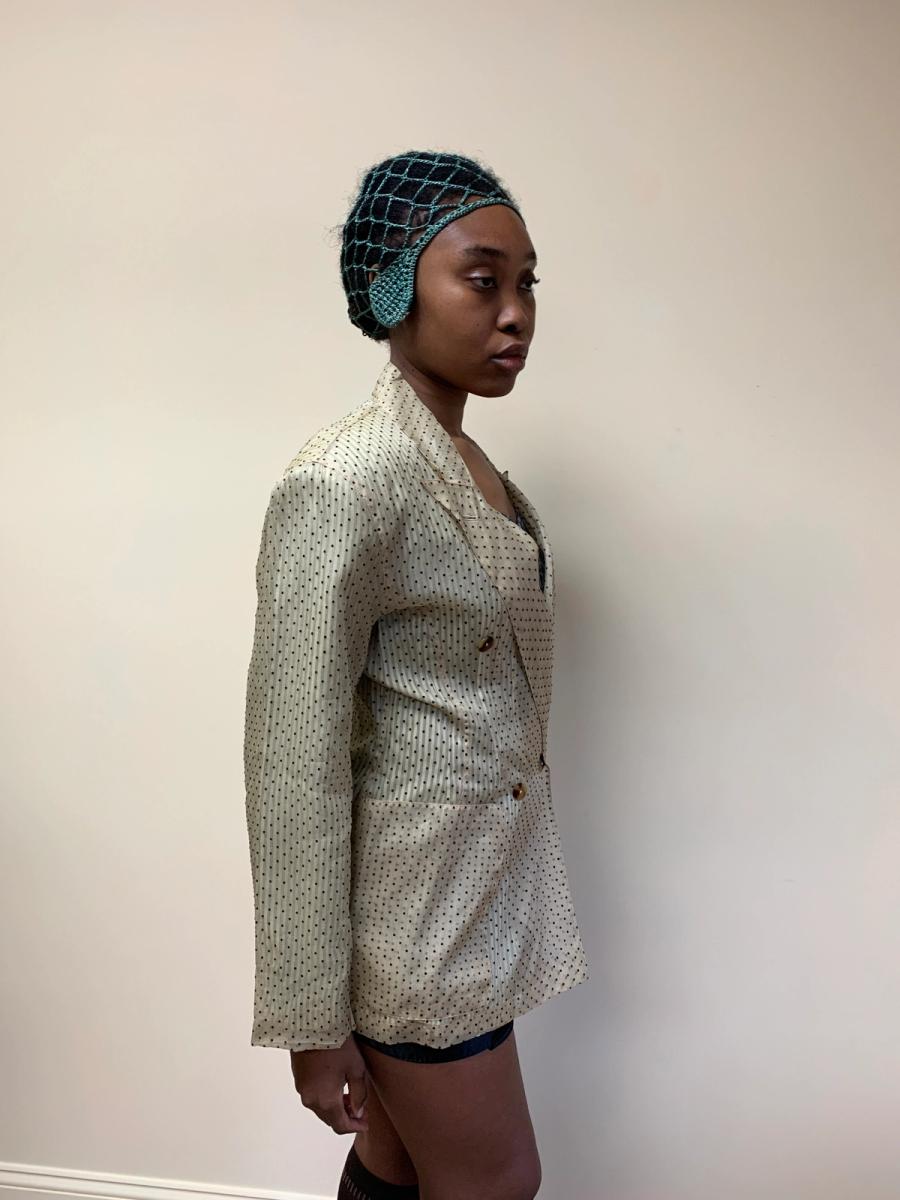 1980s Jean- Paul Gaultier Pour Gibo Flocked blazer product image