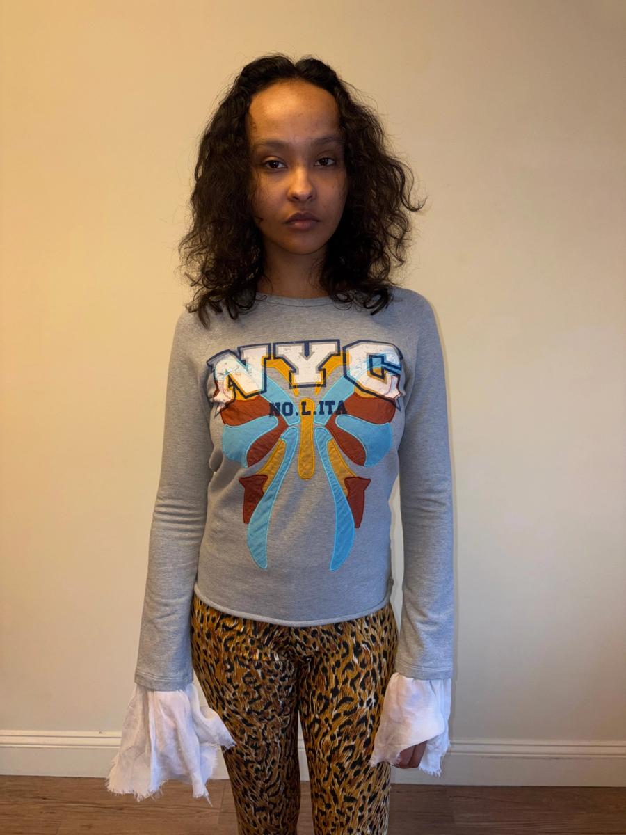 NYC Butterfly Patchwork Top product image