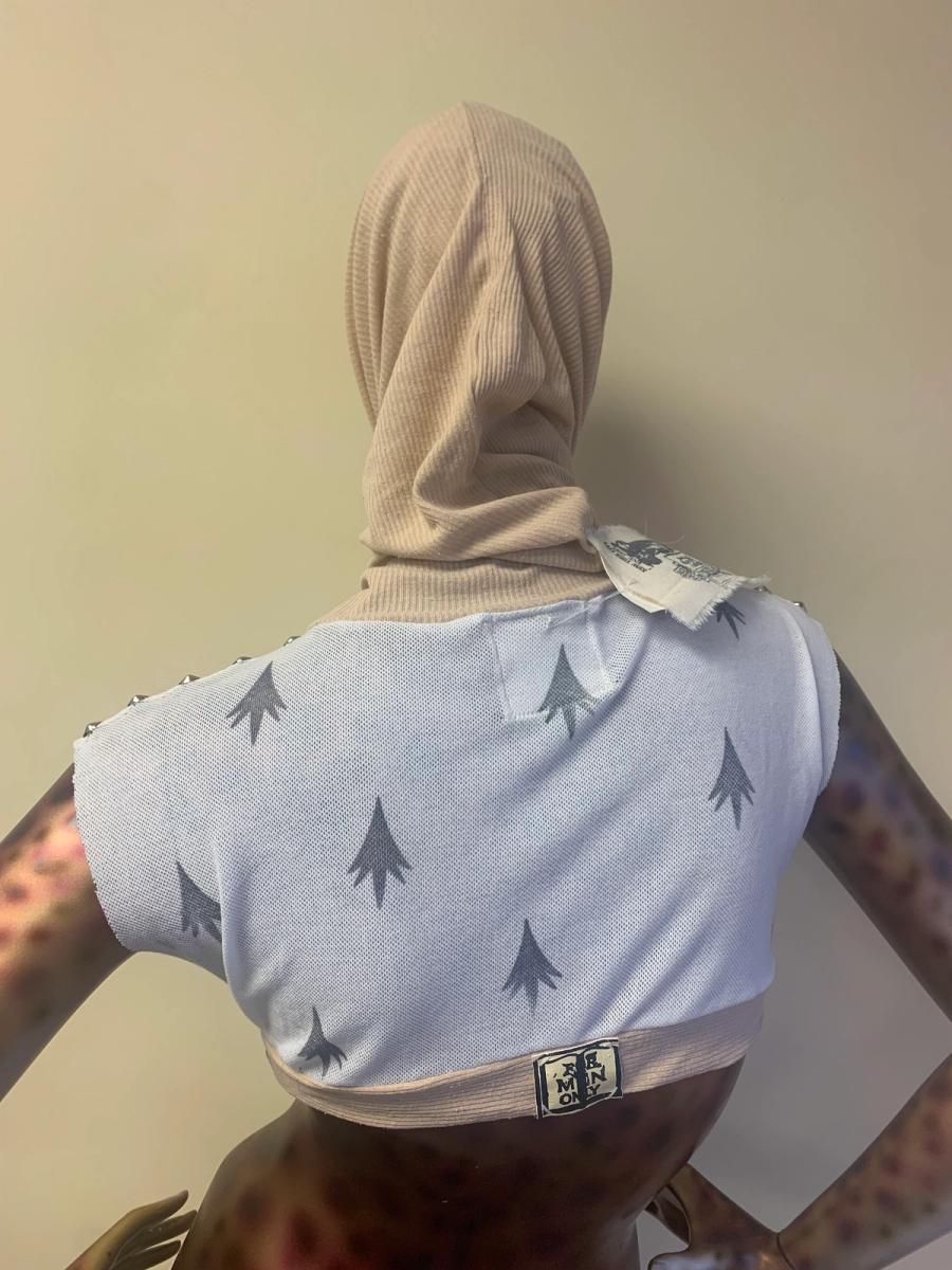 Alpha Male Studded Top With Tan Hood 2 product image