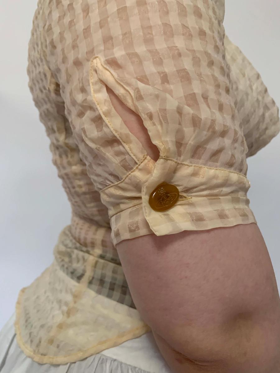 Vivienne Westwood Sheer Gingham Button Up  product image