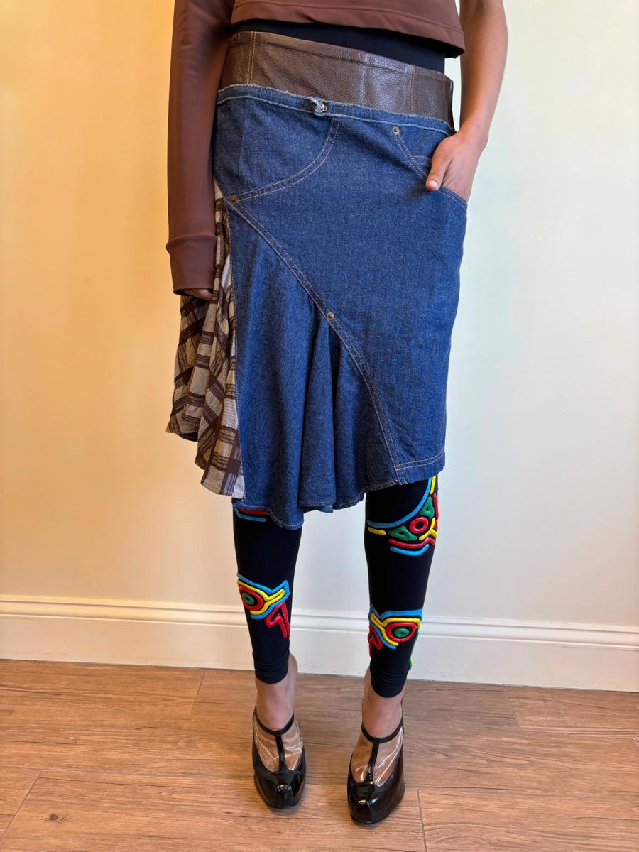 90s 20471120 Patchwork Skirt product image