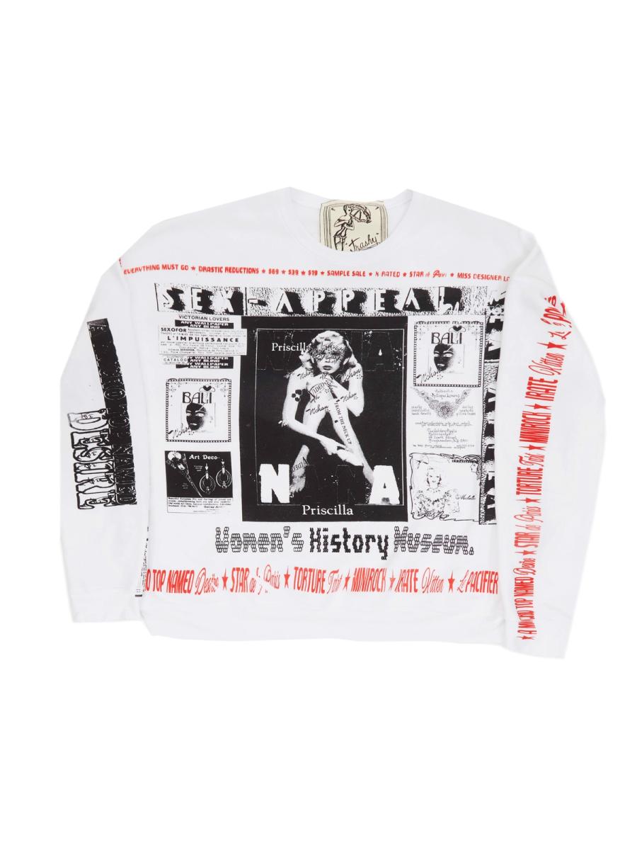 SEX-APPEAL Newsprint Sweatshirt - #7 L'impuissance product image