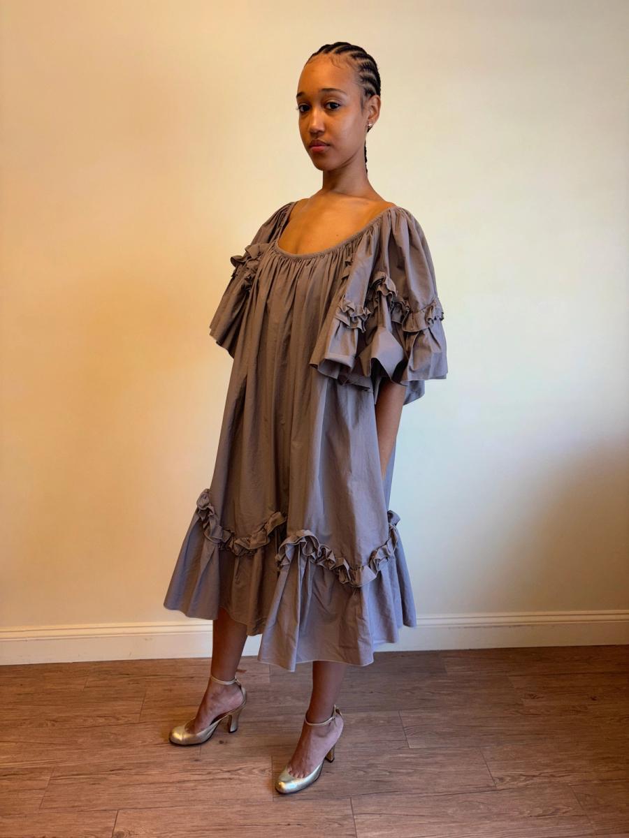 Vintage Chantal Thomass Ruffle Trapeze Dress product image