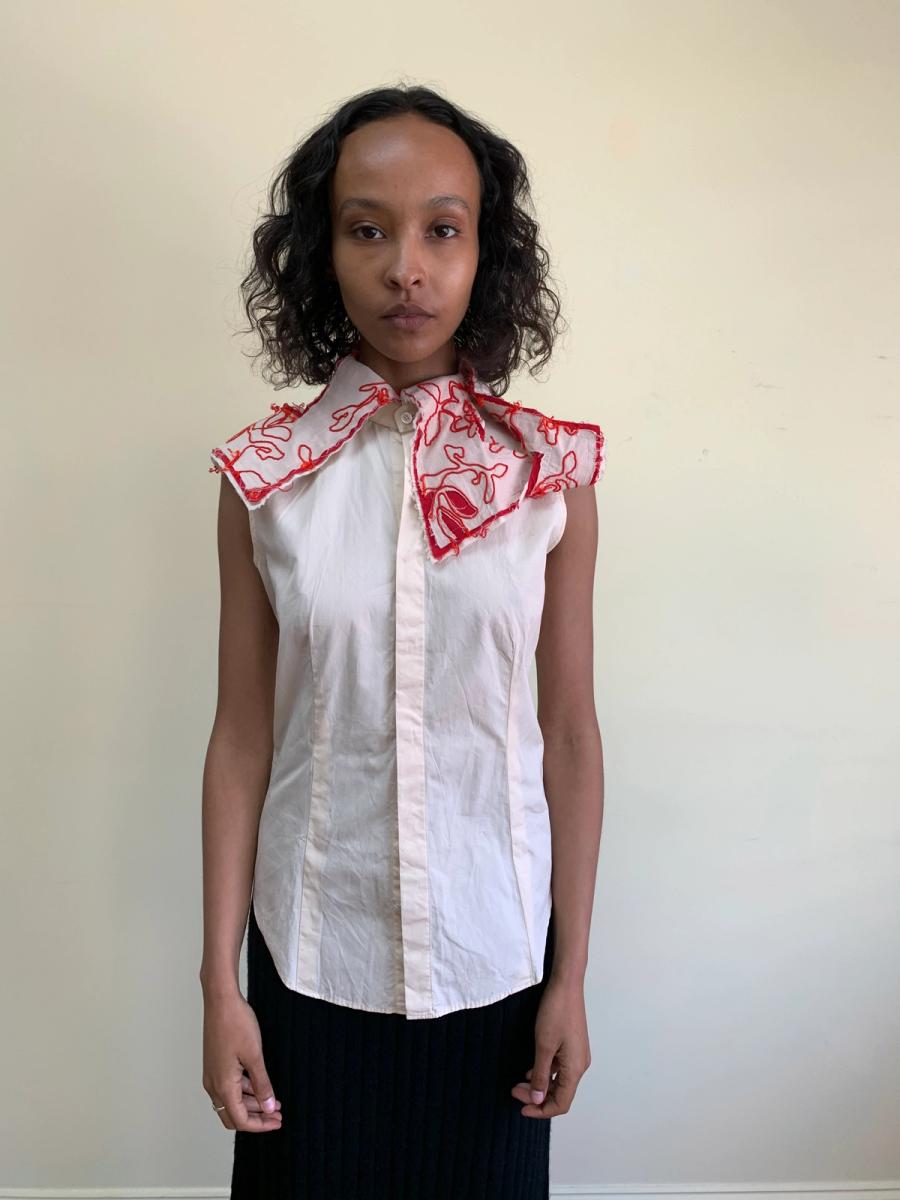 90s Masaki Matsushima Exaggerated Collar Button Up  product image