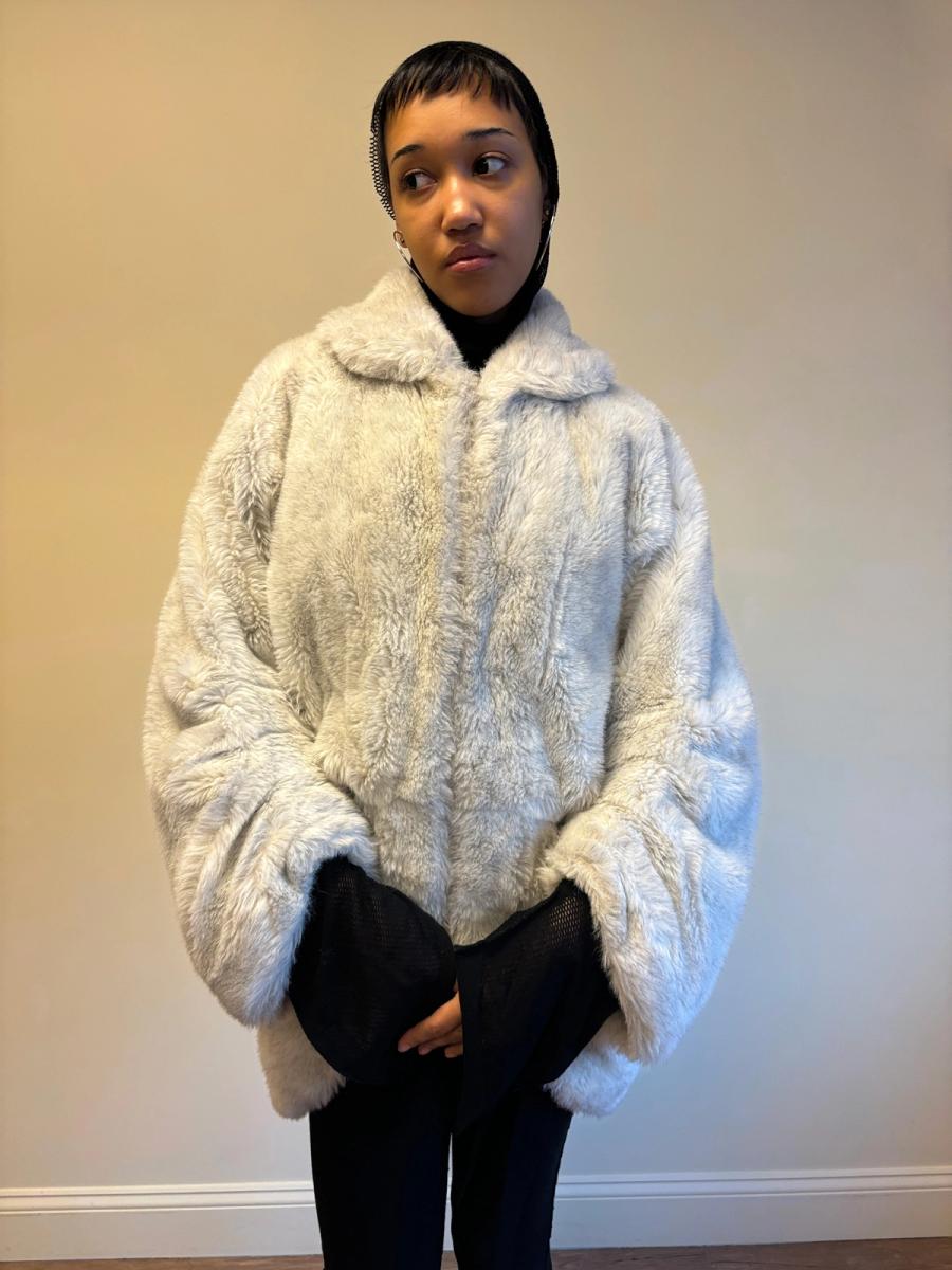 Vintage Norma Kamali Faux Fur Coat product image