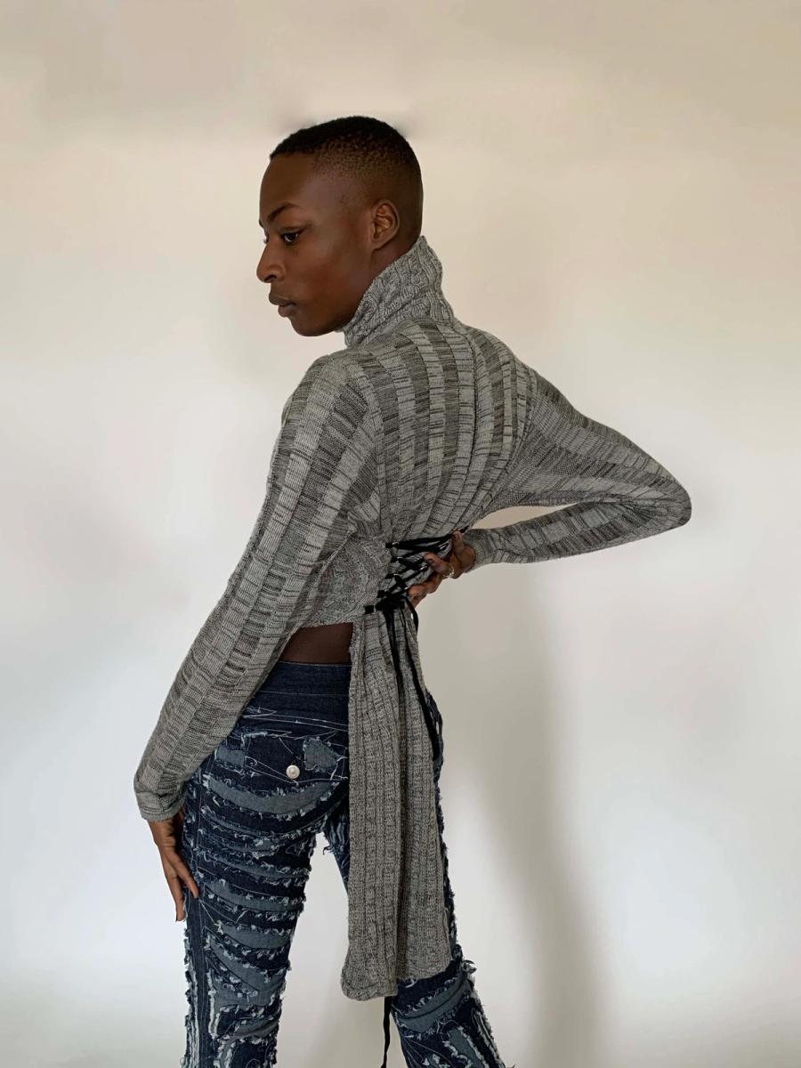 Condire Lace Up Sweater product image