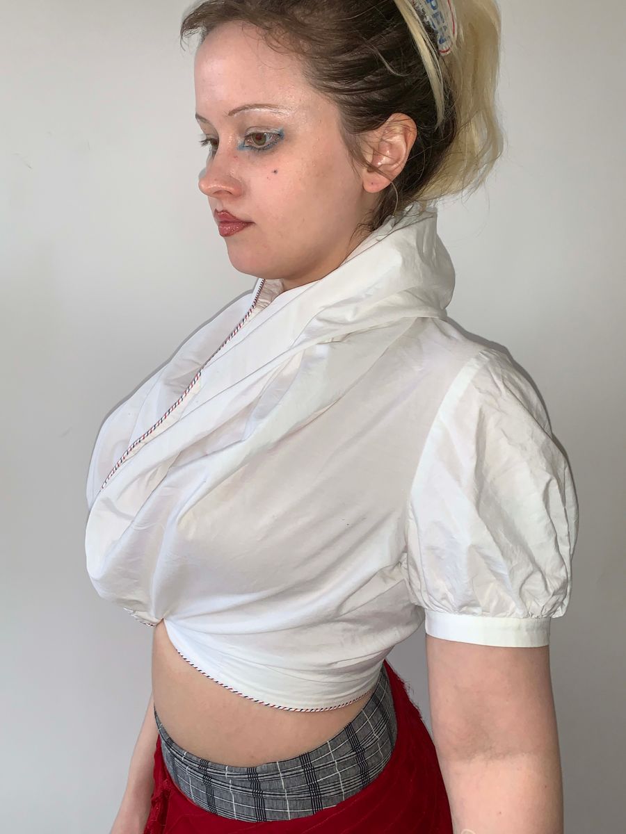 Vivienne Westwood 90s Gold Label Hooded Blouse product image