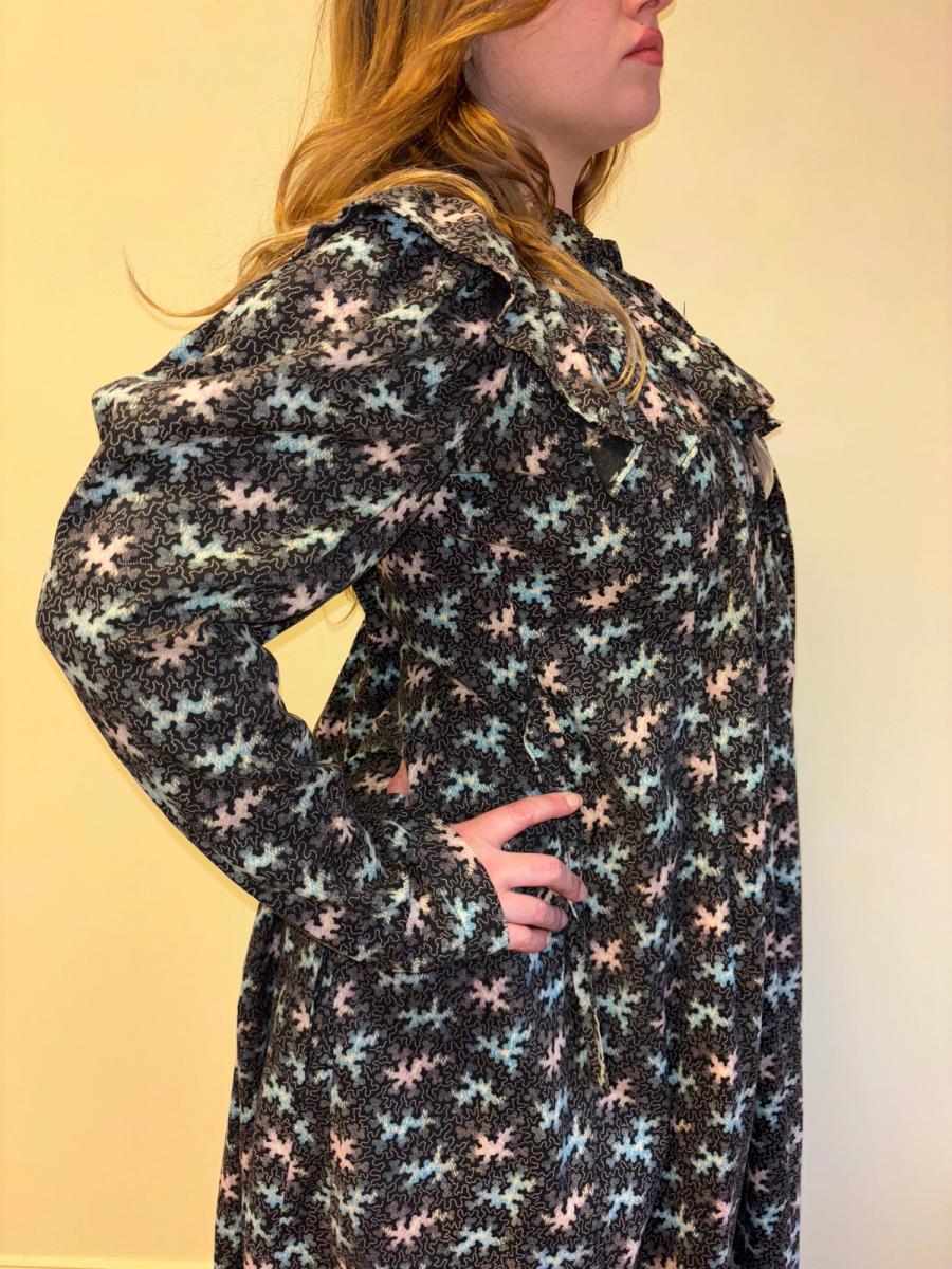 1800s Vermicular Print Vibrant Wrapper product image