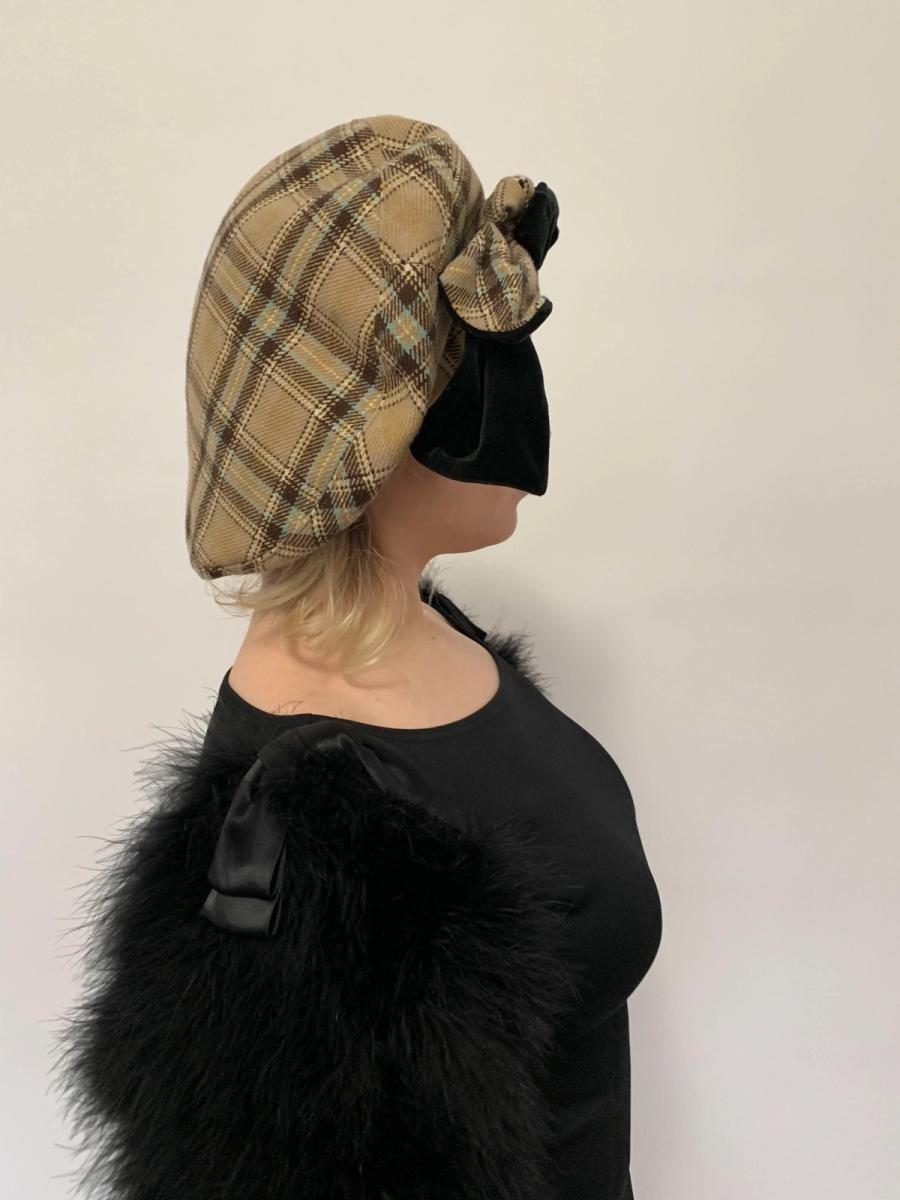 90s Vivienne Westwood Tartan Beret product image