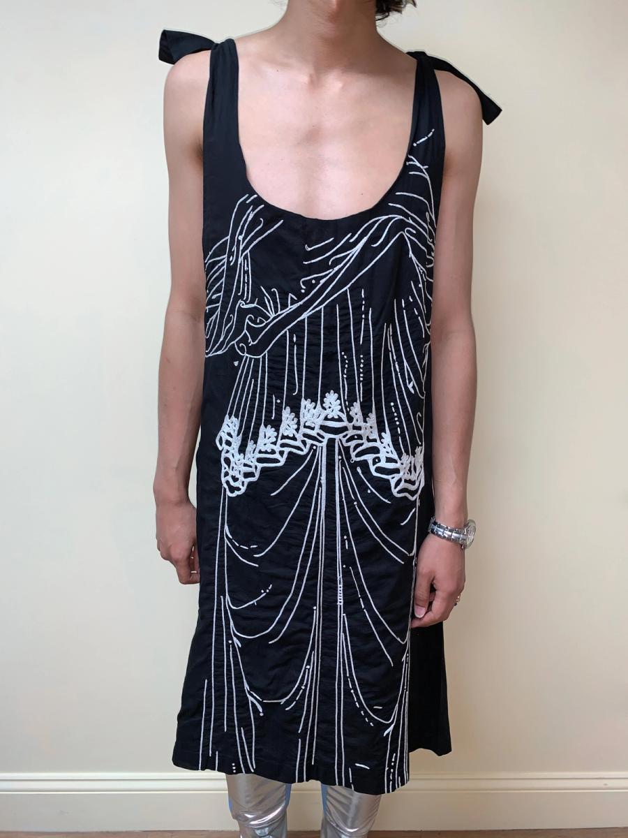 Bernhard Willhelm Grecian Goddess Embroidered Dress
