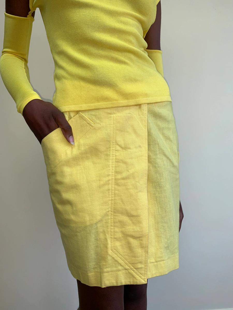 Claude Montana 80s Wiggle Skirt product image