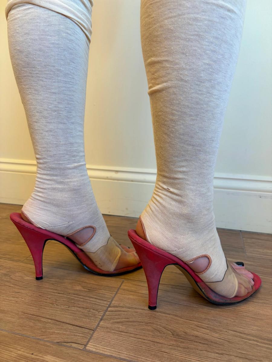 1920s Deadstock Footless Stockings product image