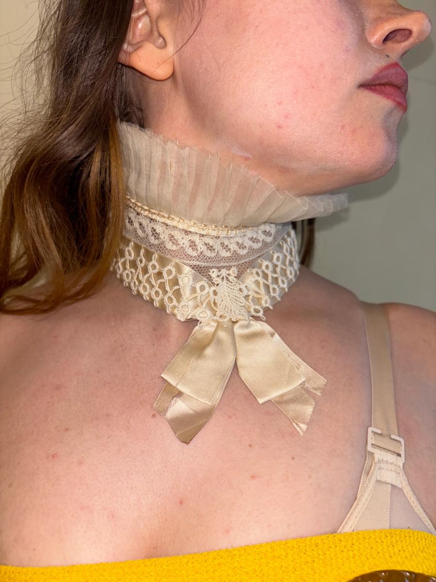 Edwardian Collar with Tatting and Lace product image