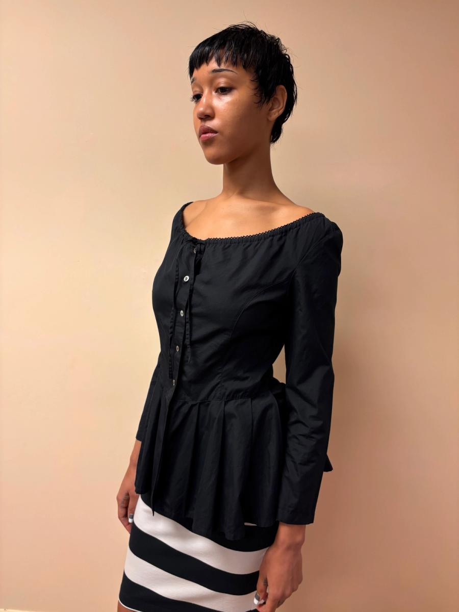 Chantal Thomass Off-the-Shoulder Drawstring Top product image